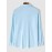 Men's Daily Solid Color Terry Cloth Lapel Collar Button Up Long Sleeve Shirt